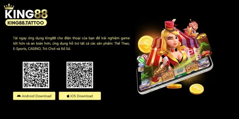 Quét mã QR tải ứng dụng dành cho 2 hệ điều hành phổ biến